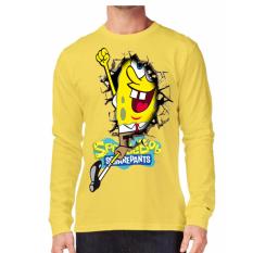Apparel Glory Kaos 3D SPONGEBOB Lengan Panjang - Kuning