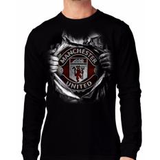 Apparel Glory Kaos 3D UNITED SUPER Lengan Panjang Hitam
