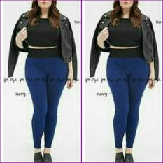 ar wearhouse legging wanita jumbo - navy