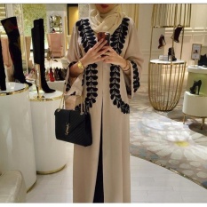 Arabian Turkish Muslim Cardigan Shirt Dress