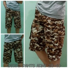 Arc Celana Cargo Pendek Army Cokelat - Brown Army