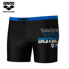 Arena pria baju renang berenang batang (Hitam dan biru/bkbu)
