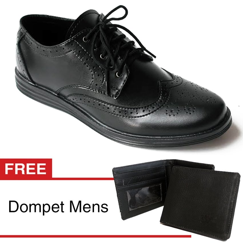 Arfu wingtip classic formal free dompet