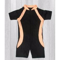 Ariza Sport Baju Renang Anak Diving Import Hitam - Orange