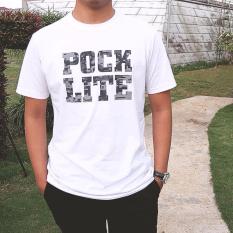 kaos pria distro army pocklite typography