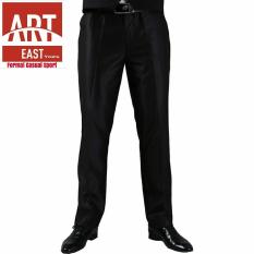 Arteast Yours - Celana Kerja Formal Pria - Standart - Bahan Twist - Hitam - Claster