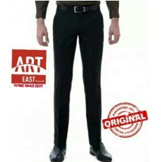 Arteast Yours Celana Panjang Formal Pria - Atea Slimfit - Bahan Twist - Hitam