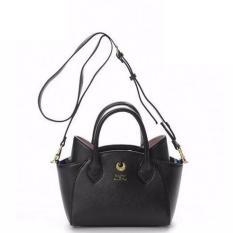 ARTMOMO autumn and winter black/white sailor moon luna/artemis hand bag samantha vega handbag cat ear shoulder bag messenger bag black - intl