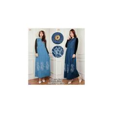 Aryani Maxi-Maxi jeans jumbo-Gamis jeans wanita gemuk-SB