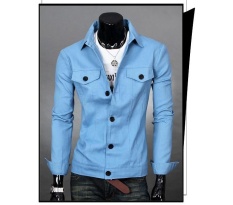 Sebagai Fashion Trend Casual Perdagangan Luar Negeri Supply Multi-warna Jaket Kerah Jaket Pria-Intl