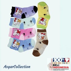 AsgarCollection-Kaos Kaki anak usia 6bulan-1th 6 pcs motip