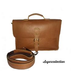Asgarcollection- Tas Leptop Kulit Asli kerajinan Garut