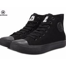 Asli C᷂onverse All Star Sepatu Pria Wanita's sneakers Kanvas Potongan Tinggi Klasik Sepatu Skateboard-Intl