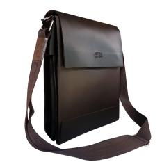 Asttin Tas Selempang Kulit Pria 10 Inchi 5800 Slim Expandable Waterproof Original - Coffee