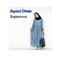 Atasan Blouse Tunik Wanita Baju Muslim Blus Muslim Ayumi Dress
