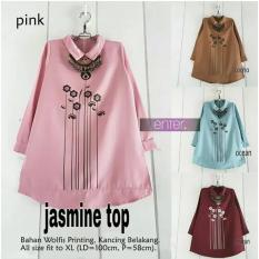 Atasan Blouse Tunik Wanita Baju Muslim Blus Muslim Jasmine Top