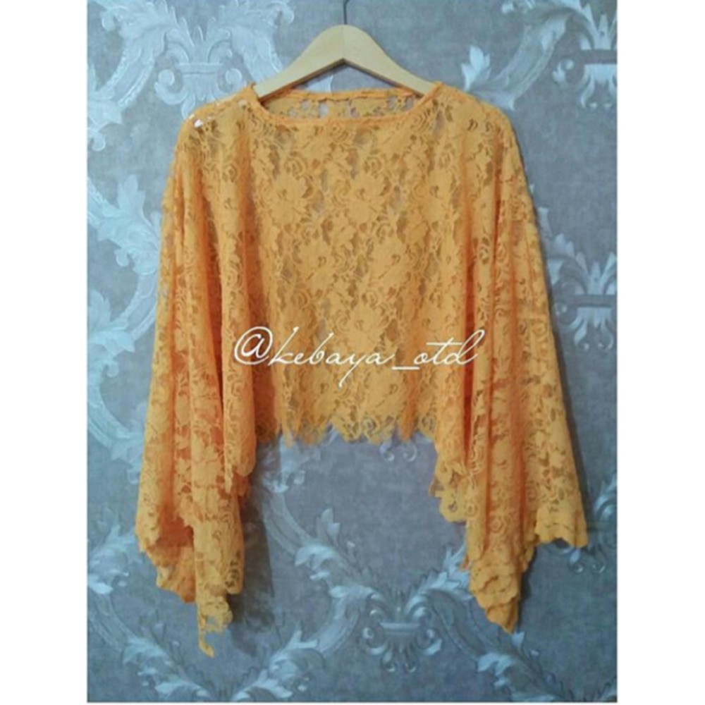 Atasan kebaya cape brukat (no furing) /kebaya /kebaya modern/kebaya cape brukat  