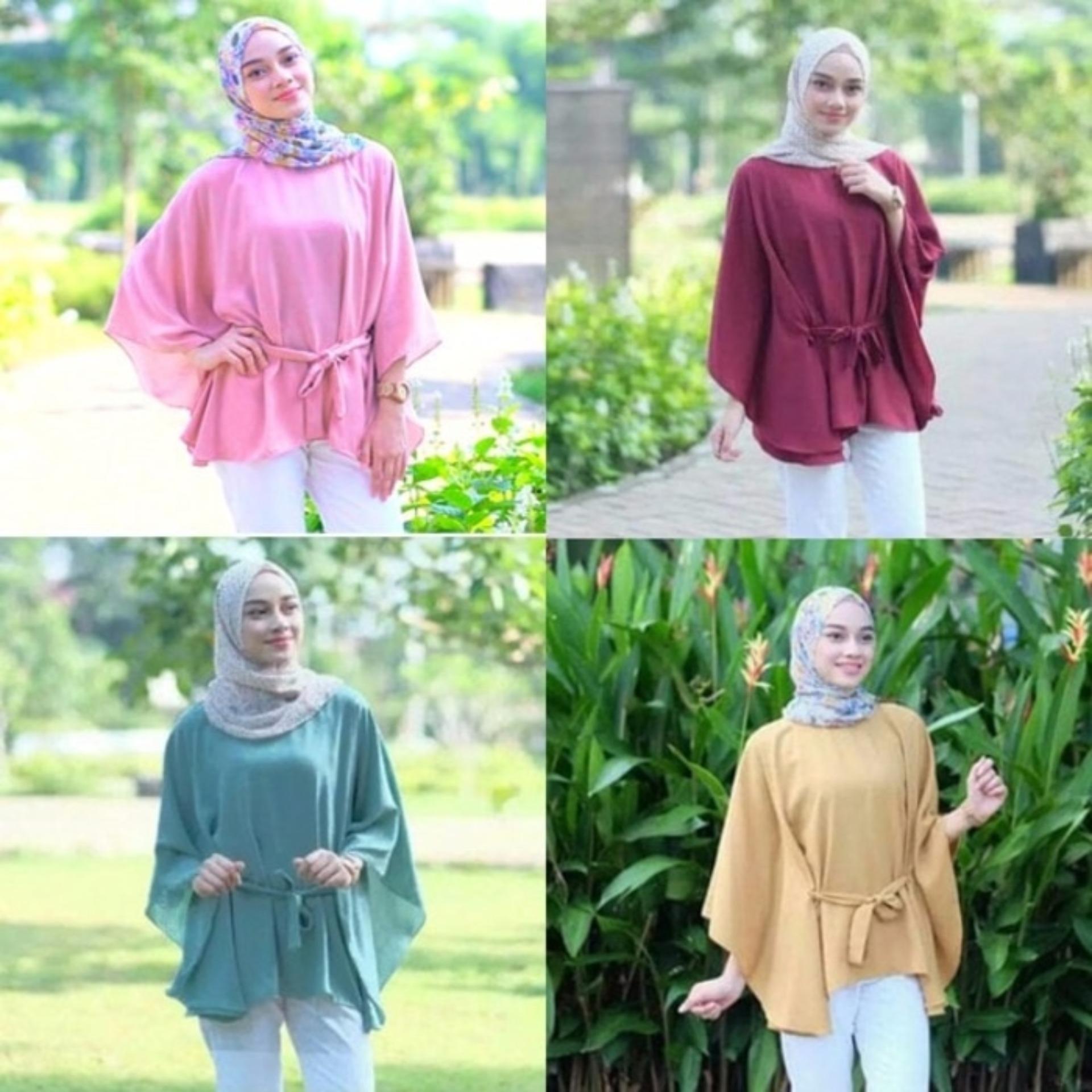 Atasan Wanita Clove Blouse Tunik Baju Muslim Blus Muslim