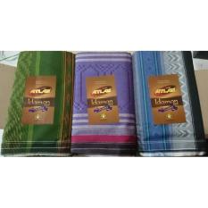 atlas idaman doby Sarung Tenun 1 Pc Corak Random - Eksklusif Premium Muslim Motif Asia Kain Sarong Muslim Pria Dewasa Perlengkapan Ibadah Sholat Jum'at Ied Hari Raya Pengajian Corak Masa Kini Bahan Halus Lembut Adem Nyaman