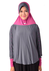 Atteenahijab Abidah Farah - Abu Tua Kombinasi Violet