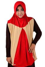 Atteenahijab Abidah Tazkia - Merah Bendera Kombinasi Coksu