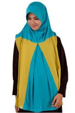Atteenahijab Abidah Tazkia - Tosca Kombinasi Hijau Pucuk