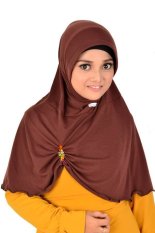 Atteenahijab Alani Kynara - Coklat Tua