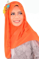 Atteenahijab Hoodie Hazna - Oranye