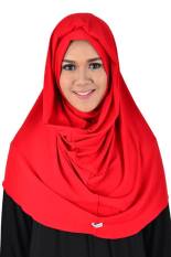 Atteenahijab Hoodie Stela Basic - Merah Bendera
