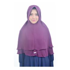 Atteenahijab Khimar Ghaniya - Ungu Tua