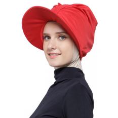 Attiqahijab Traveller Bonnet (Instant, Sport Cap) Red