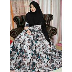 AUFA COLLECTION/GAMIS SYAR'I WOLFIS NIPPON/GAMIS RAISA BAGUS MOTIF BAMBU/GAMIS FASION MUSLIM MASA KINI LD 110 CM PJ 140 CM BAGUS DAN MURAH