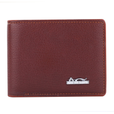 Augustine Maxima Grain Leather Wallet - Brown