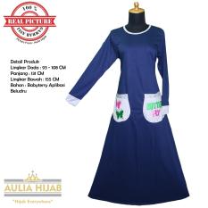 Aulia Hijab - Butterfly Dress Bahan Babyterry/Gamis Waffle/Gamis Busui/Gamis Beludru/Gamis Best Seller/Gamis Terbaru/Gamis Babyterry/Gamis Kondangan/Gamis Santai/Gamis Murah/Gamis Busui/Gamis Cantik/Gamis Polos/Gamis Pesta/Gamis Real Picture
