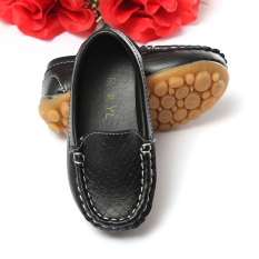 Sepatu Anak PU Kulit Sepatu Kets Untuk Laki Dan Perempuan Dengan Perahu Slip Pada Satu-Satunya Sepatu Lembut Dan Santai Flat