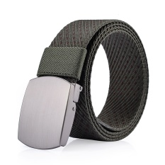 Otomatis Belt Buckle Pemuda Leisure Korea Pria dan Wanita untuk Korea Shengdelong Pria Kain Kanvas Belt Belt-Intl