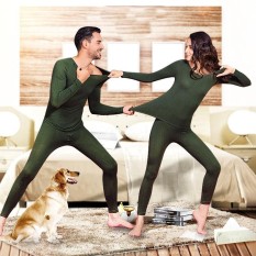 Musim Gugur Pakaian Hangat Set Tipis Wanita Beberapa Underwear Bodysuits Tidur Colth-Intl