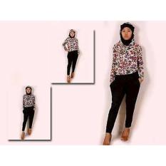 Aw8247-Jumpsuit Hoddie+Kerudung Ninja - Dleir8