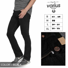 Awf Celana Jeans Denim Cutbray Pria - Hitam Pekat