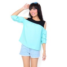Ayako Fashion Blouse Villa 4137 (Turkis)