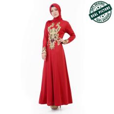 Ayako Fashion Dress Maxi 2 in 1 Khayra Red