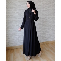 Ayako Fashion Long Sleeve Maxi Hilda (Hitam)
