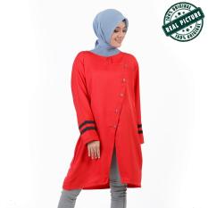 Ayako Fashion Tunik Azzahra - (Red)