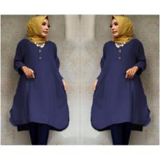 Ayako Fashion Tunik Laila - (Navy)