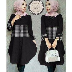 Ayako Fashion Tunik Zoya - (Black)