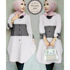 Ayako Fashion Tunik Zoya - (White)
