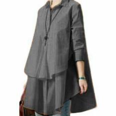 Ayu Fashion Blouse Hiraku - Abu Muda 3 - Best Seller