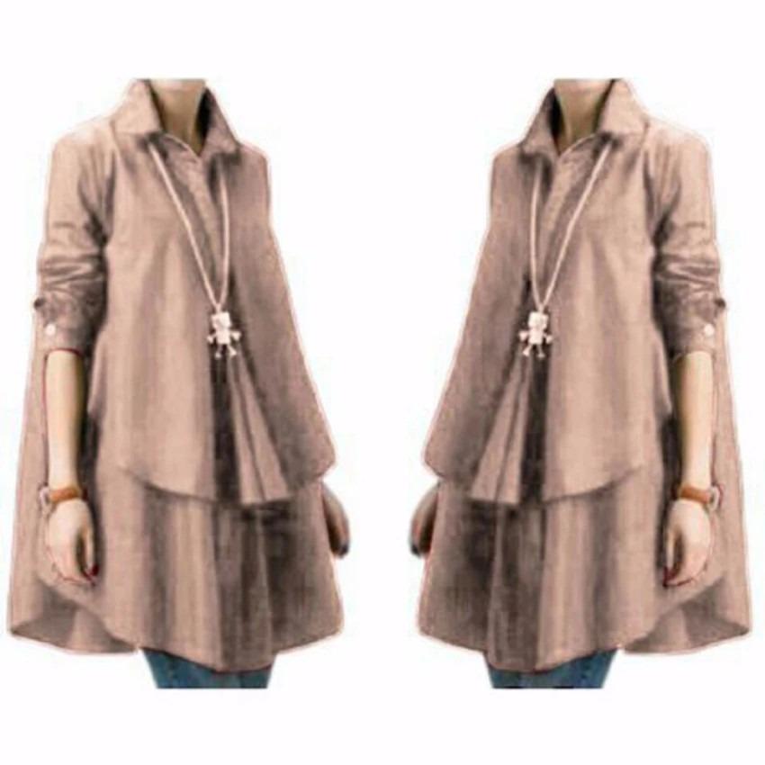 Ayu Fashion Blouse Hiraku - Maroon   - Best Seller  -