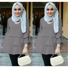 Ayu Fashion Blouse Marimar - Abu - Best Seller