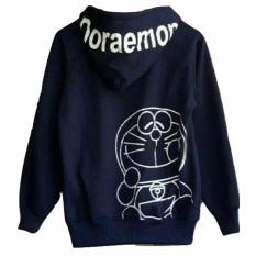 AzamClobber - Jaket Wanita Hodie - Doraemon Hodie Navy - Fleece - Biru Nayv
